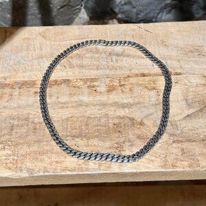 David Yurman 8mm Sterling Silver Curb Chain Necklace